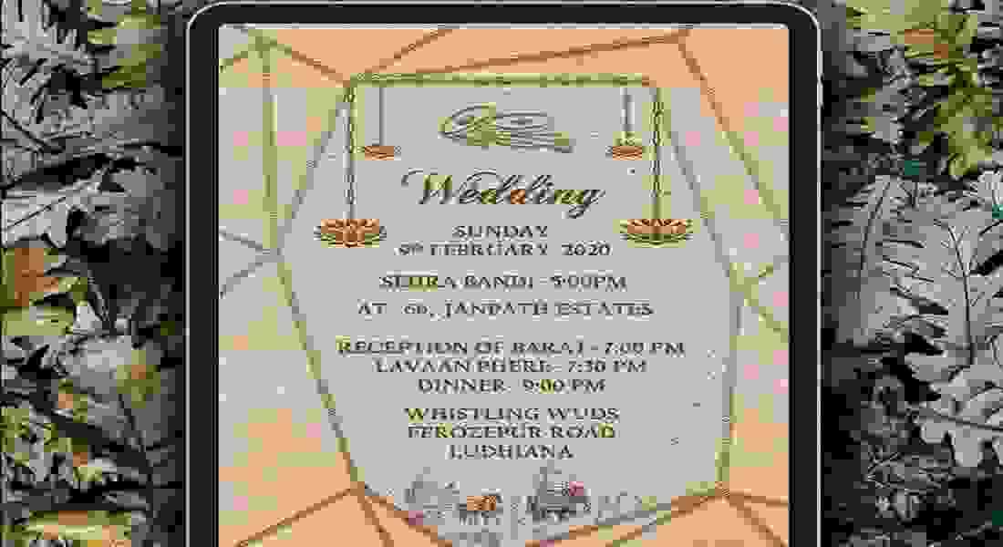 wedding invitation card in north delhi