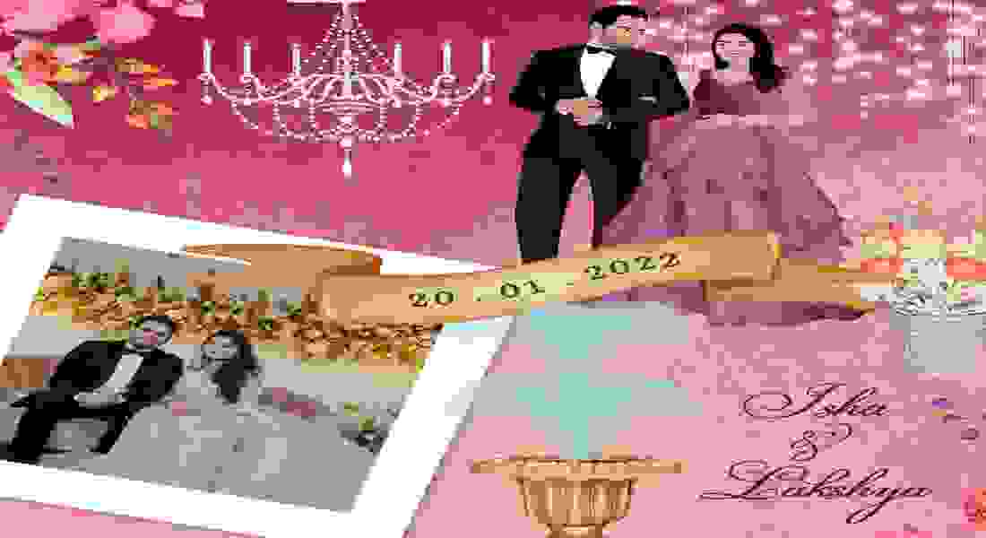 wedding invitation card in east of kailash