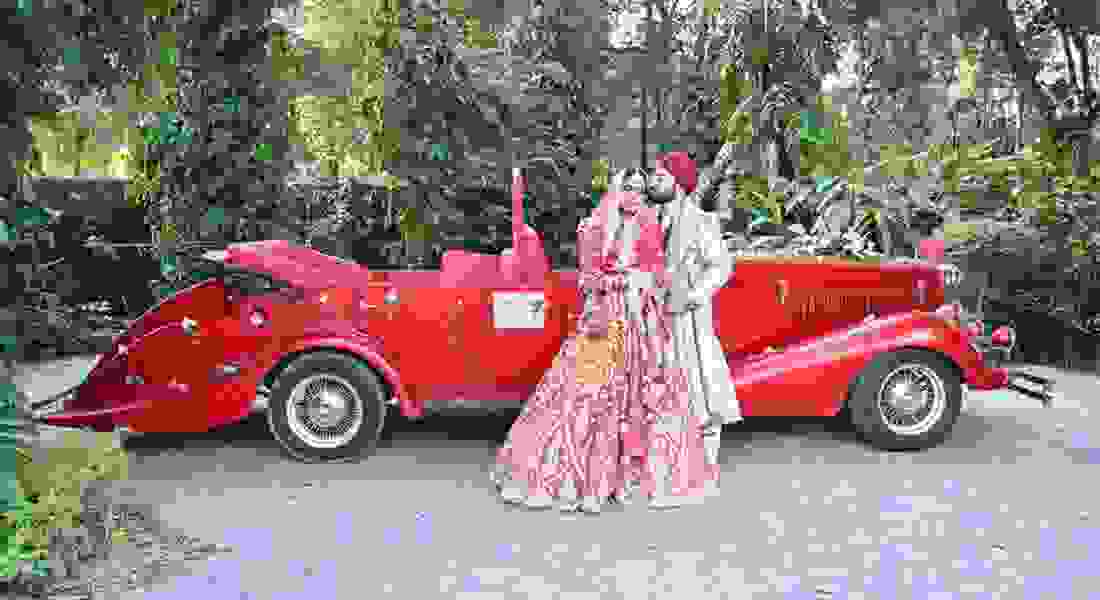wedding transportation vintage cars in govindpuri