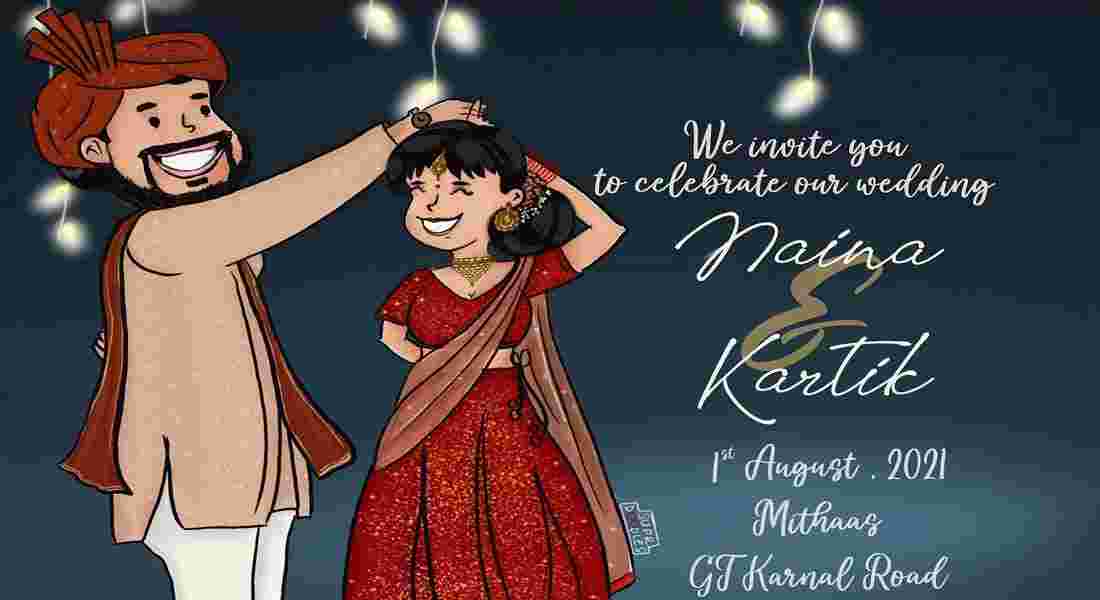 wedding invitation card in rohini