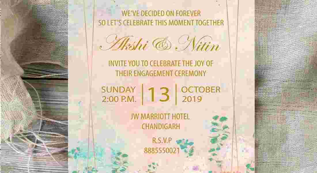 wedding invitation card in north delhi