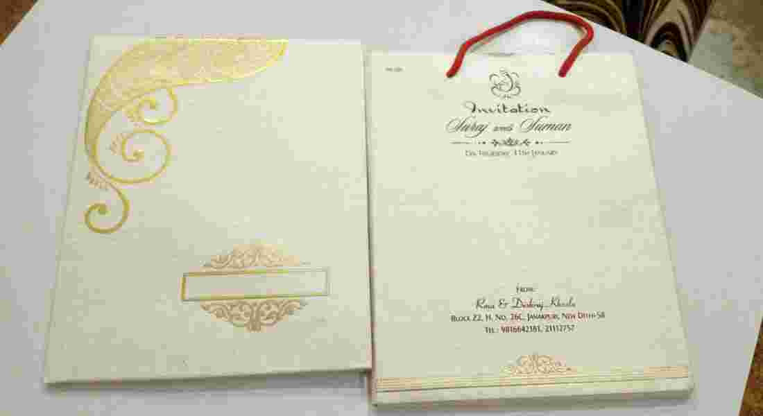 wedding invitation card in west delhi