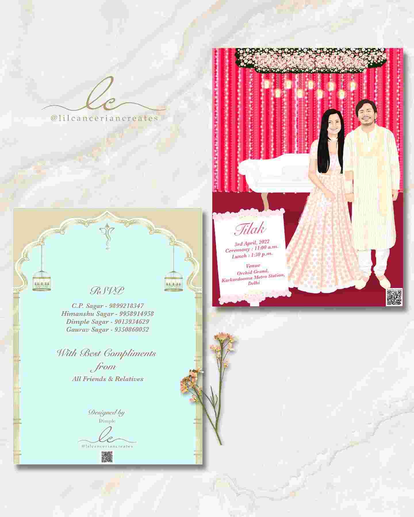wedding invitation card in north delhi