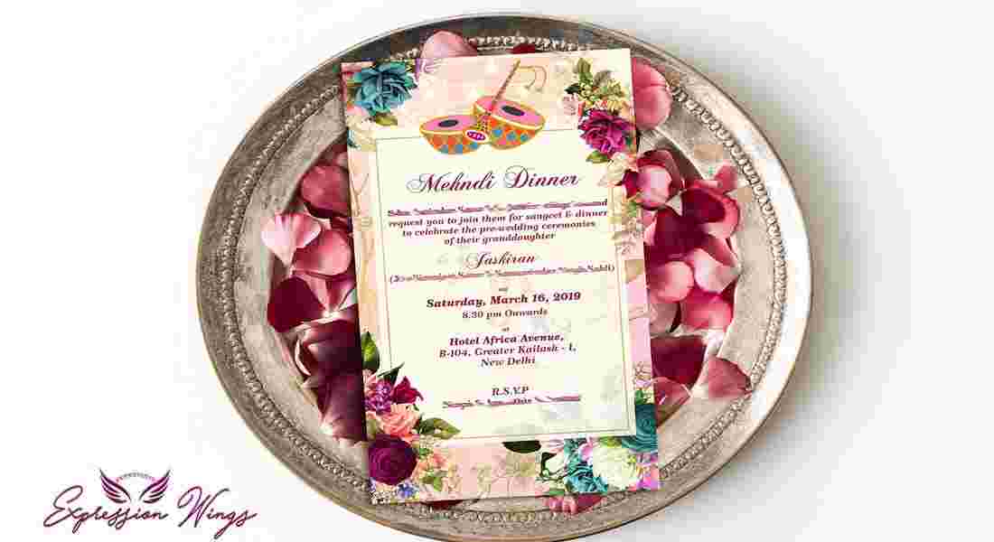 wedding invitation card in west delhi