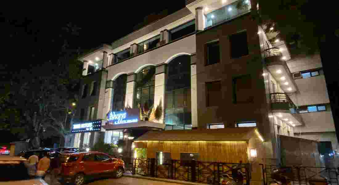 small function halls in nehru place