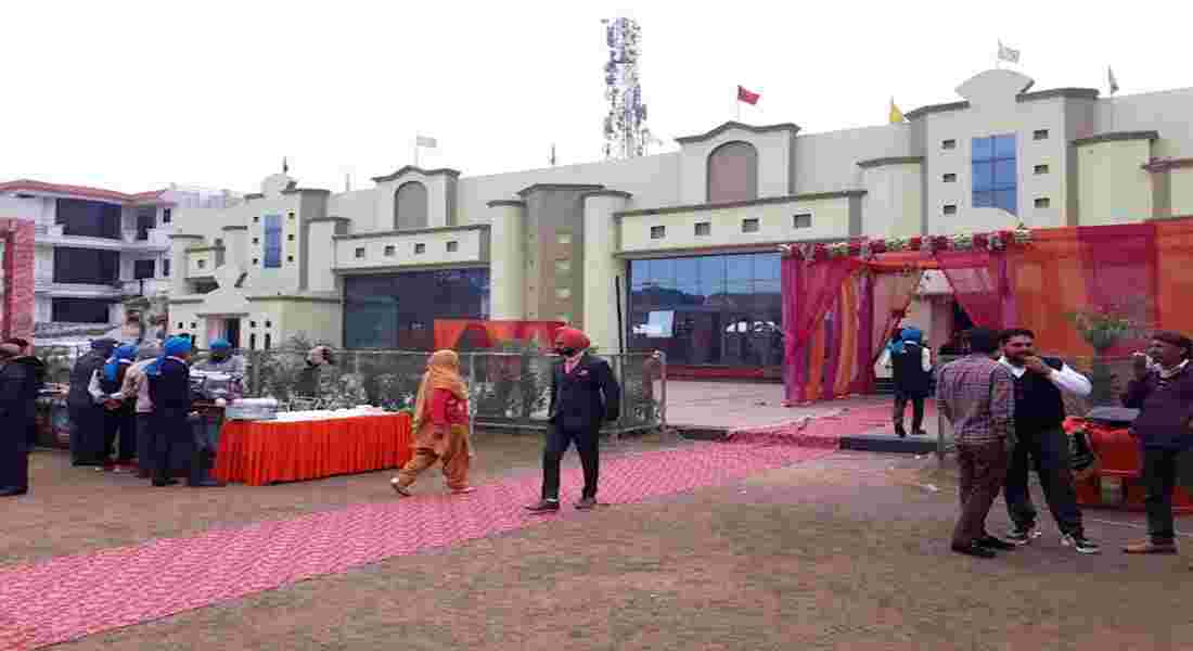 banquet halls in sahibzada ajit singh nagar