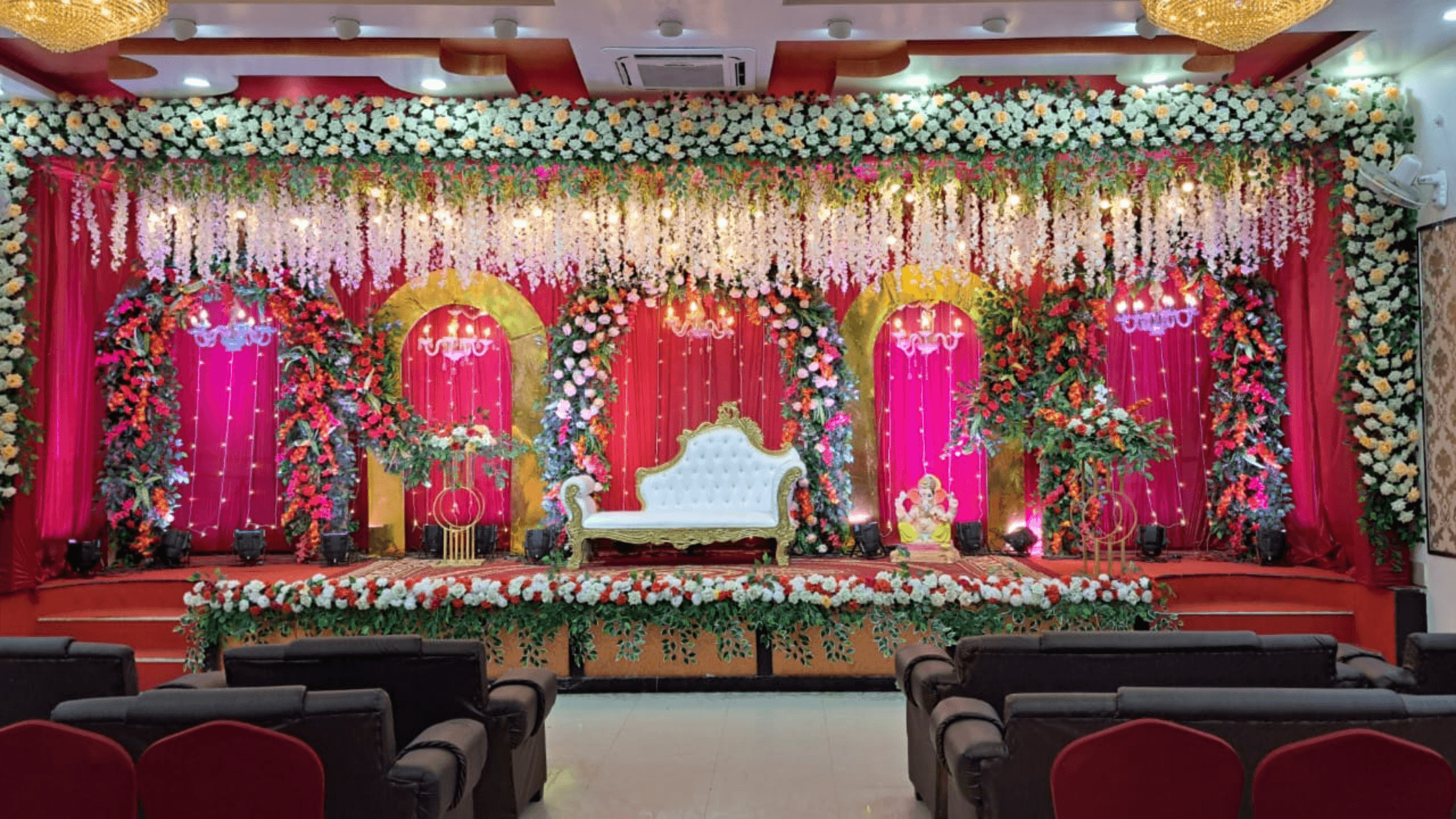 small function halls in lekha nagar