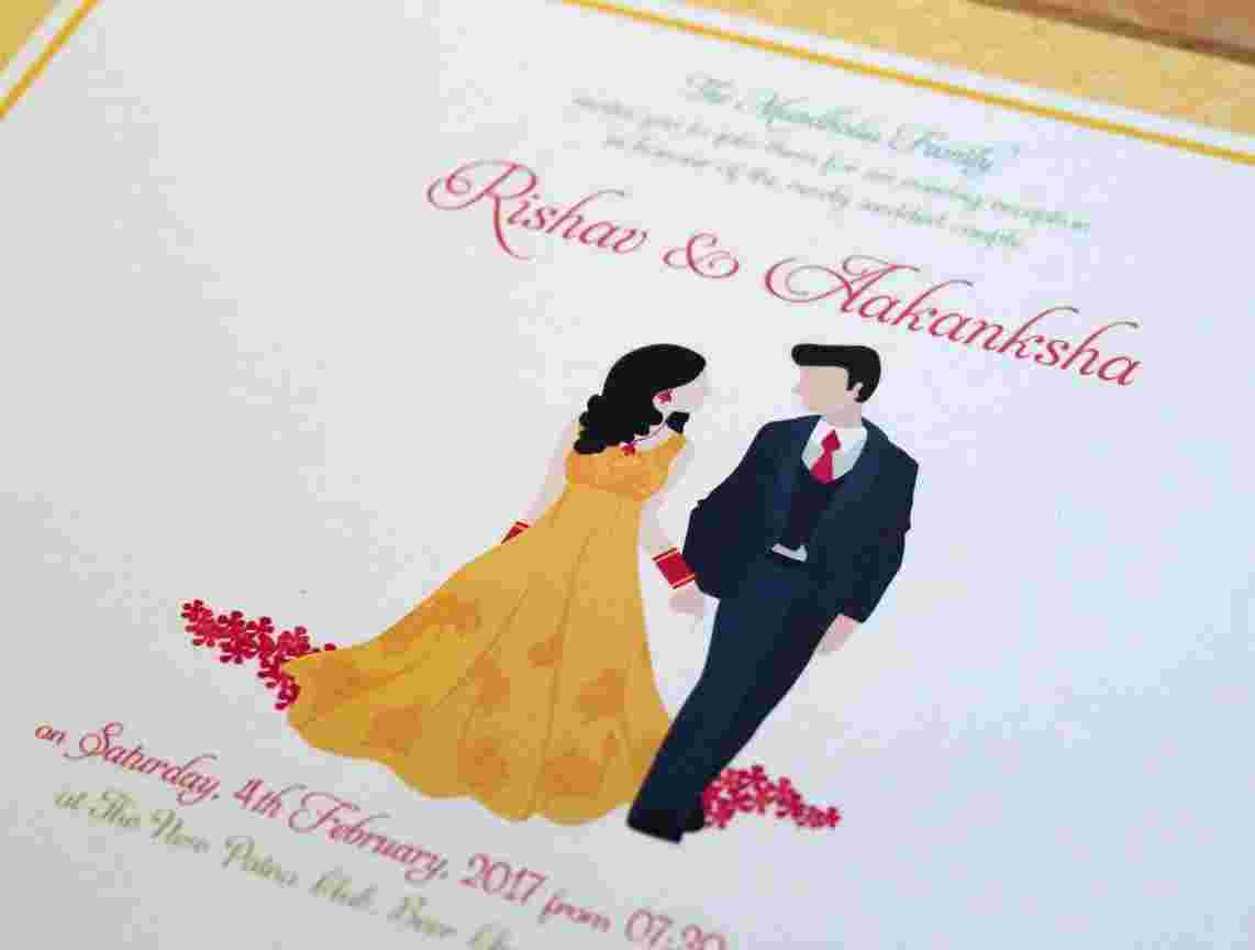 wedding invitation card in alipur