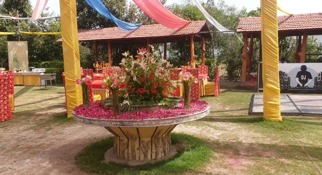 wedding farmhouse in alipur