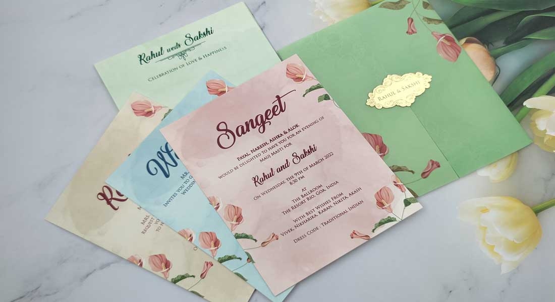 invitation cards in shalimar bagh