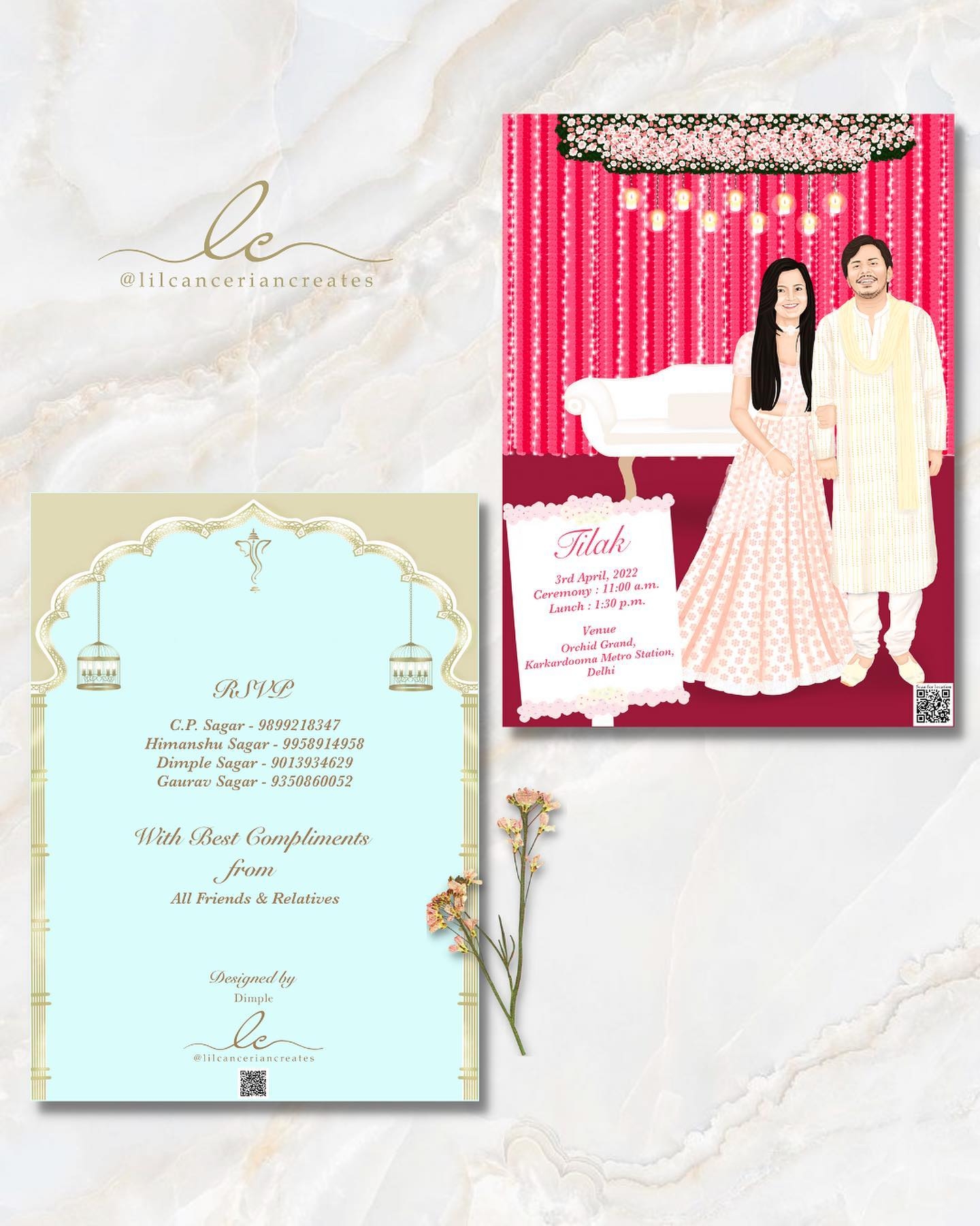 invitation cards in peeragarhi