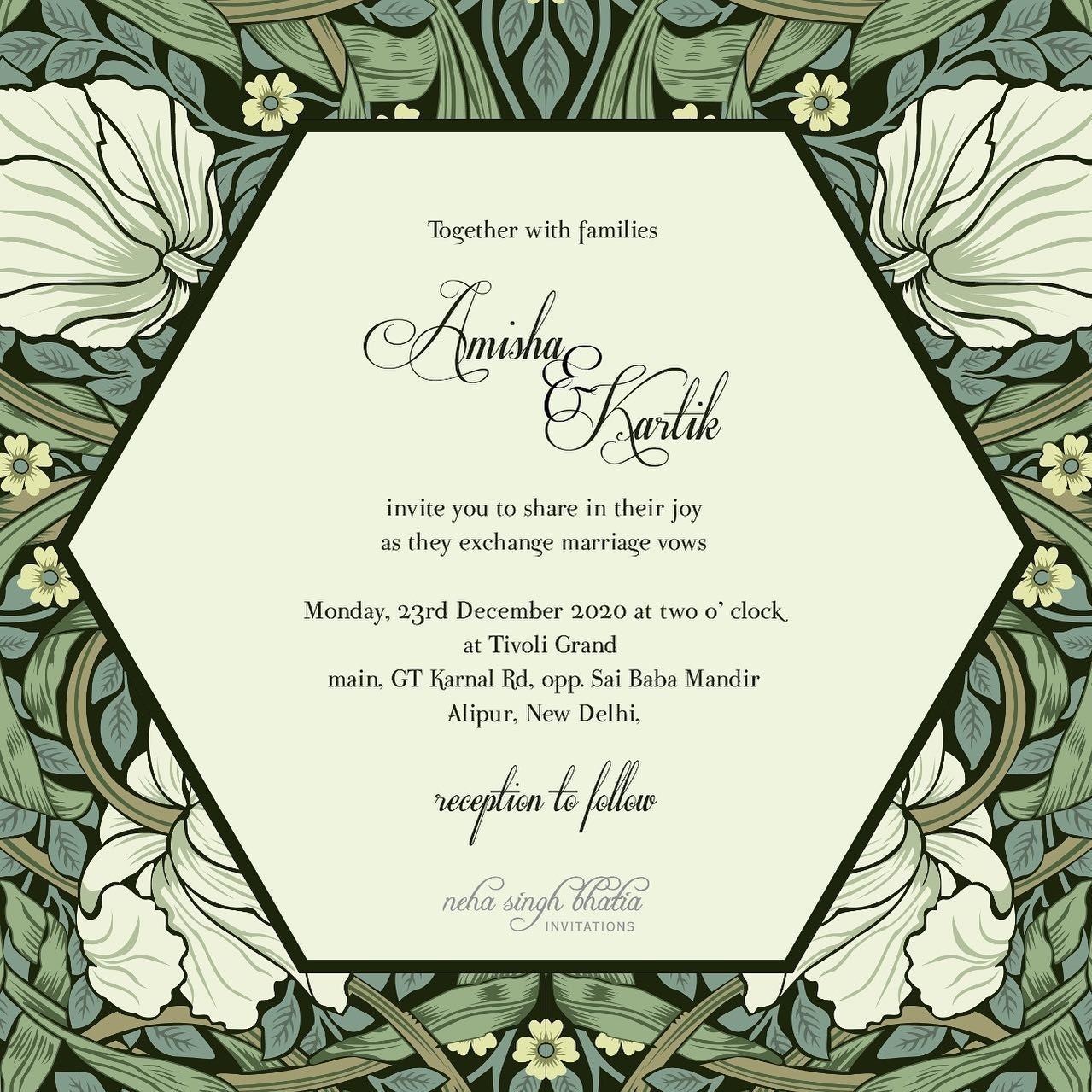 invitation cards in nehru place