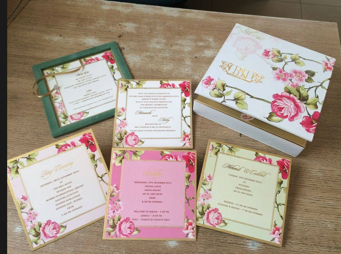 invitation cards in sarita vihar