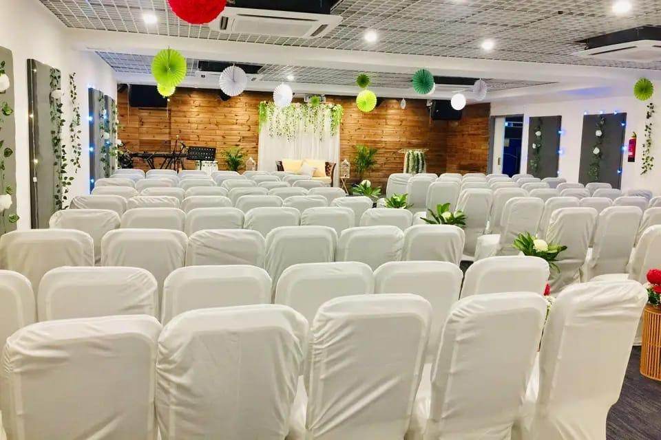 small function halls in dwarka