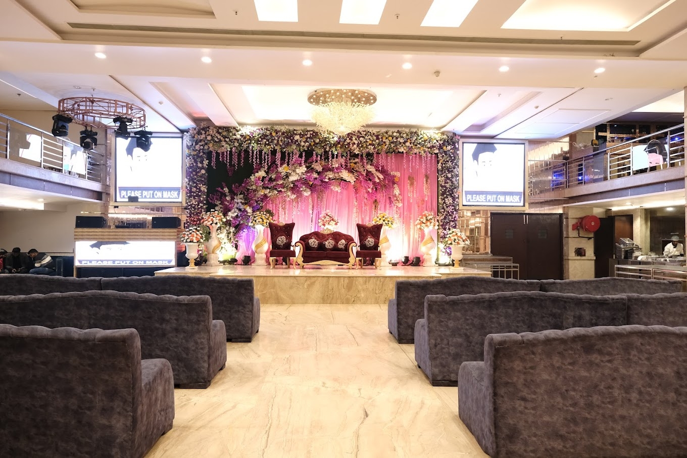 small function halls in west delhi