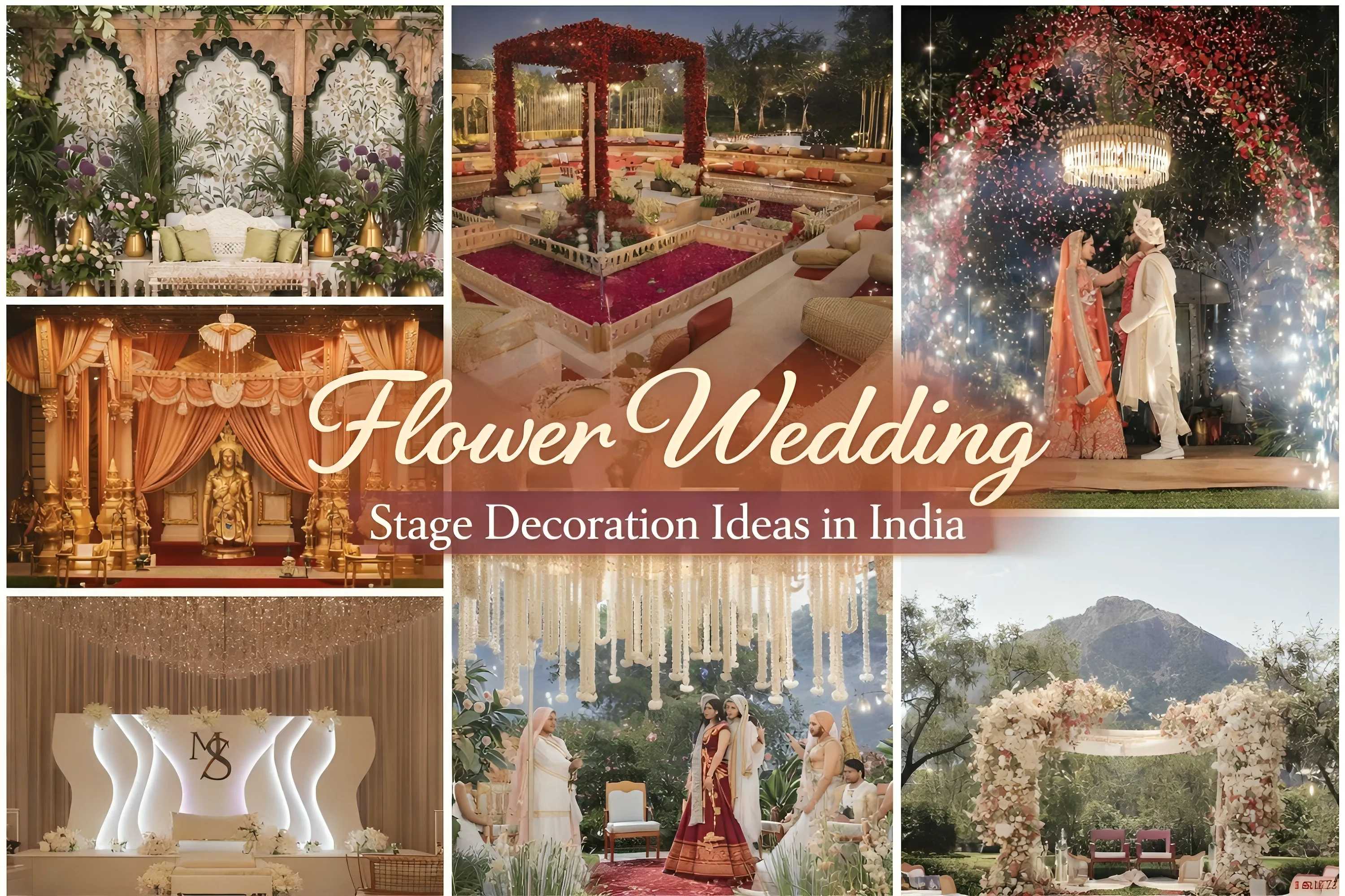 flower wedding stage decoration