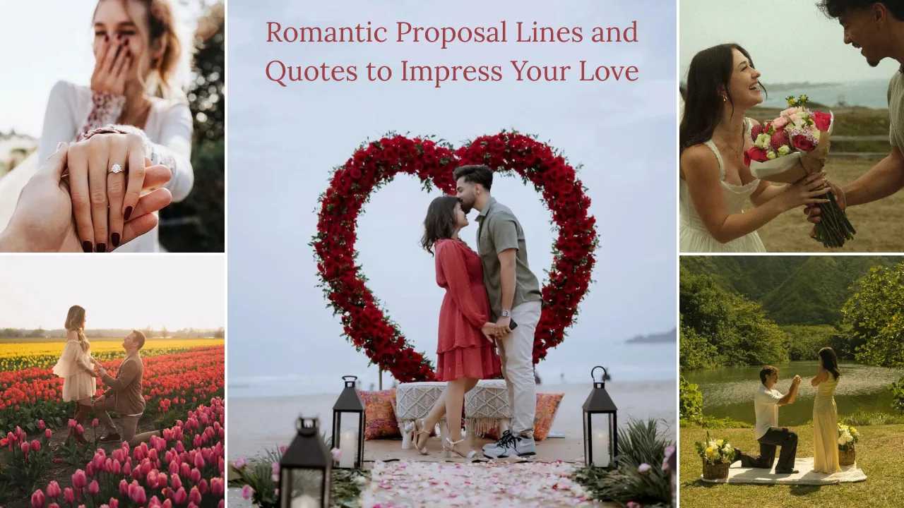 Romantic couple in forest,Boy giving flowers to girl,Man proposing near lake,Beach sunset proposal,Couple dancing at wedding,girl propose boy,rue Lovers of Romance