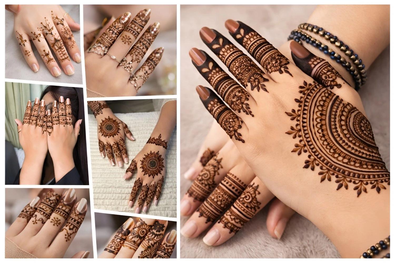 Finger Mehandi design