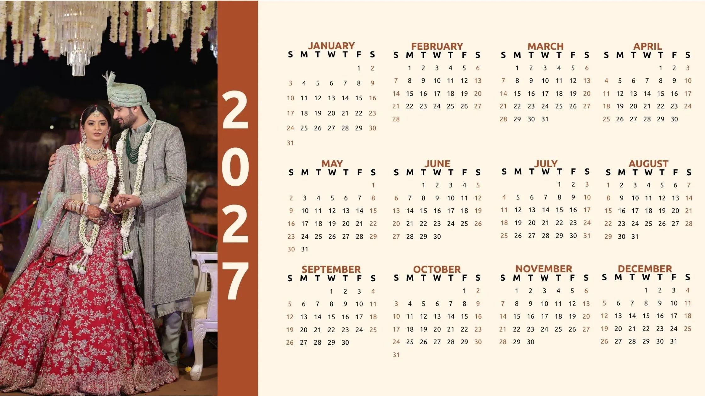 Wedding Dates in January 2027, wedding dates in February 2027, Wedding Dates in March 2027, Hindu Wedding Dates in april 2027, Auspicious Marriage Dates in May 2027, Hindu Marriage Dates in June 2027, Marriage dates in July 2027, November 2027 marriage dates, Hindu wedding dates december 2027