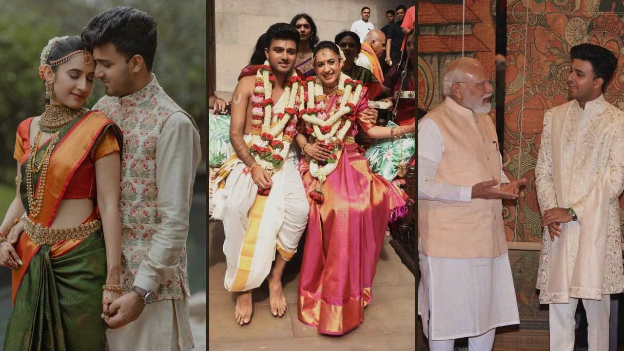 PM Modi in Rajat sharma daughter wedding, Saharukh khan in Rajat Sharma Daughter Wedding, Rajat Sharma Daughter Marriage, rajat sharma daughter wedding location, Rajat Sharma Daughter wedding look, Rajat sharma daughter Husband, Guest List of Rajat Sharma daughter wedding, Raghav Chadda in Rajat Sharma daughter wedding
